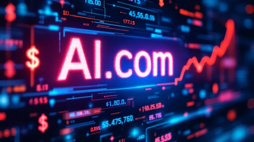 ‘AI.com’ 도메인, 30년 만에 100억 원에 매물…1,500만 배 수익