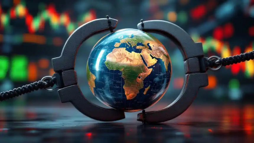  트럼프의 10% 범용관세에 세계 금융시장 '패닉'…중국 34% 보복관세 맞불