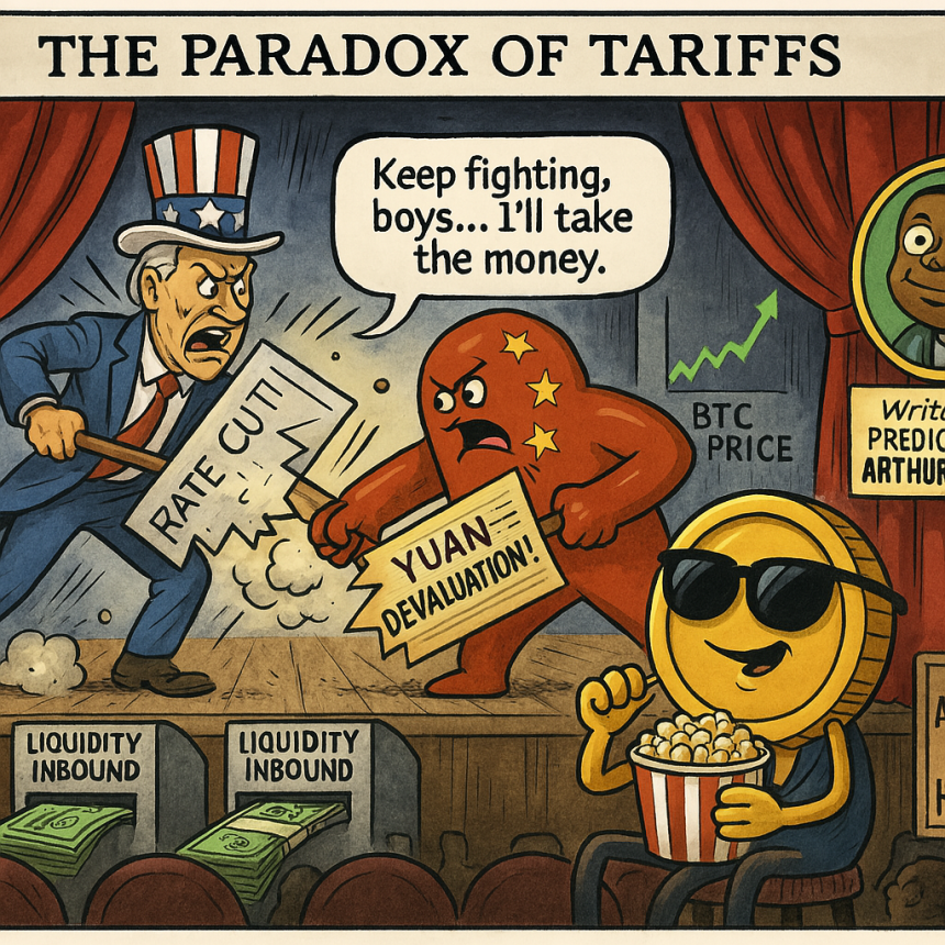  [토큰만평] ‘관세의 역설’… 미·중 갈등 속 비트코인은 웃는다