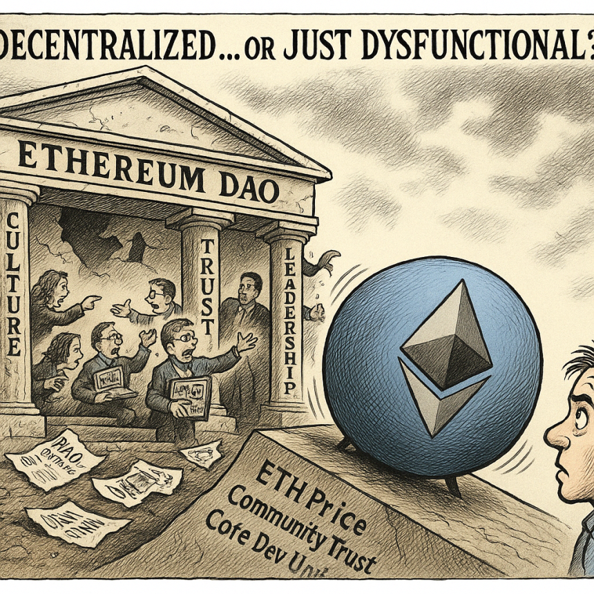  [토큰만평] “Decentralized… or Just Dysfunctional?” – 리더십 위기 속 흔들리는 이더리움