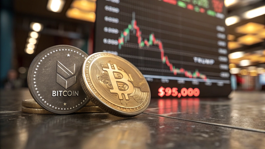  비트코인, 9만5000달러선 횡보…트럼프 토큰 개발팀 매도에 급락