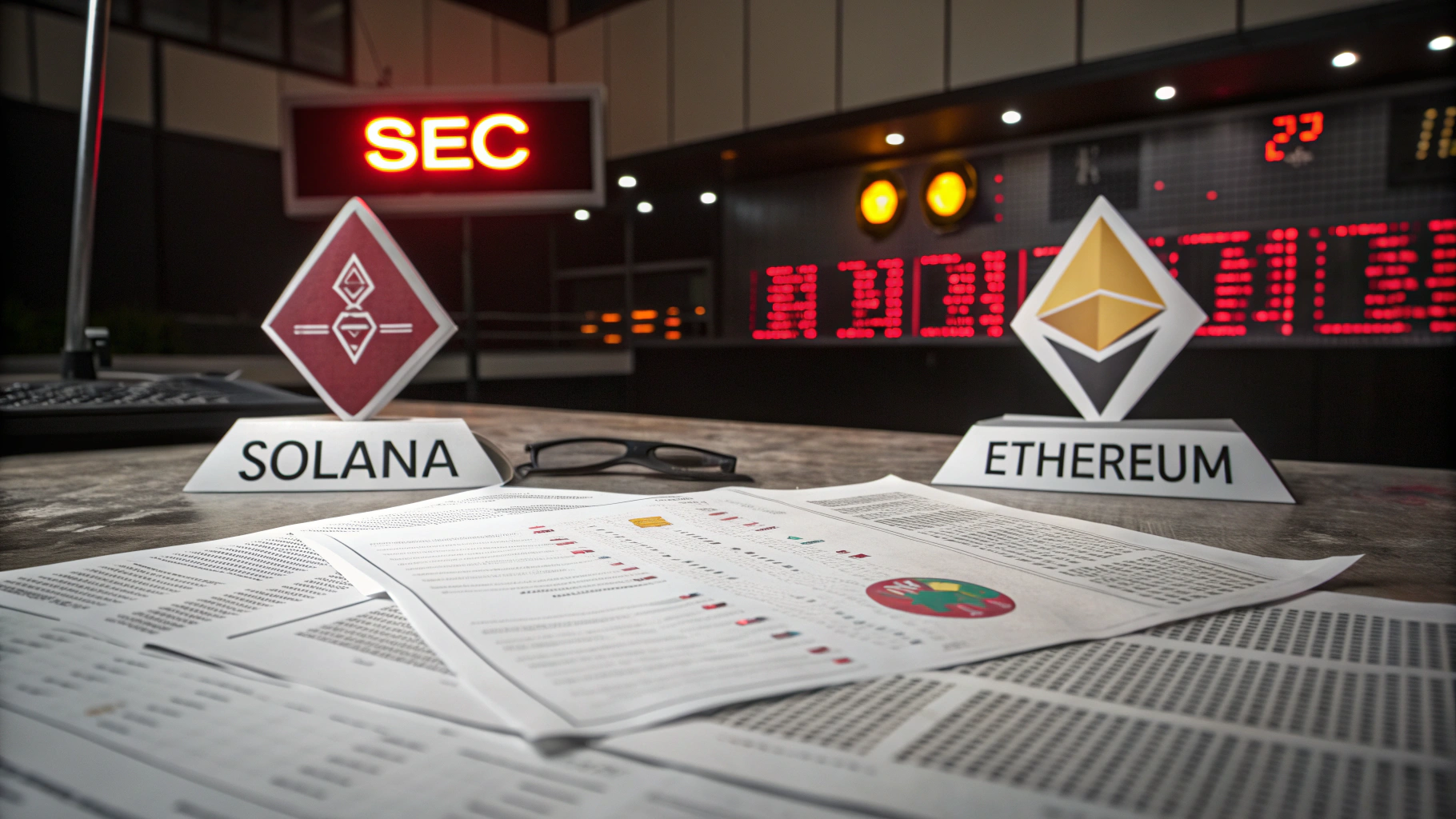 美 SEC, 솔라나·이더리움 스테이킹 ETF 구조에 제동…‘ETF 규칙’ 위반 우려