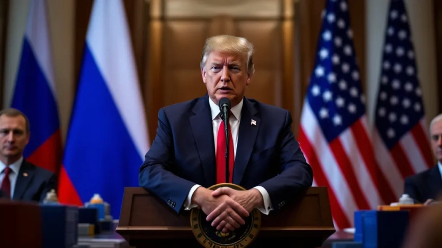 트럼프 대통령 “러시아, 미국과 대규모 무역 협정 원해”