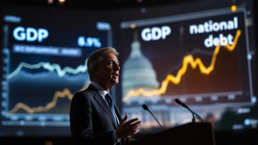 미 재무장관 “GDP 성장률로 부채 증가율 상쇄…경제 안정 목표”