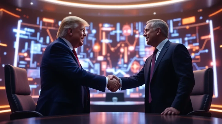 트럼프 대통령, 마이클 세일러와 블록체인 기술 논의 예정