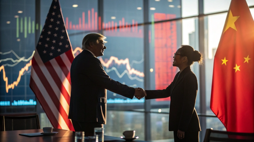 美·中 무역협상 '실질적 진전'… 긴장 완화에 뉴욕증시 들썩