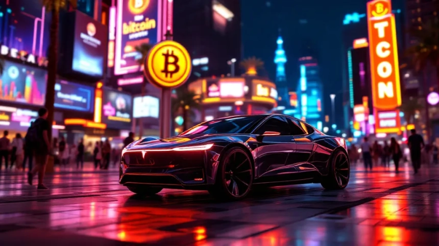  테슬라 사이버트럭, 라스베이거스 비트코인 콘퍼런스서 포착 / TokenPost Ai 