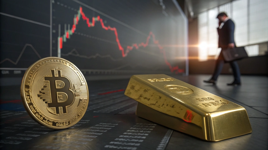 피터 쉬프, 비트코인 디지털 골드 주장에 반박…금과 BTC 가격 엇갈려