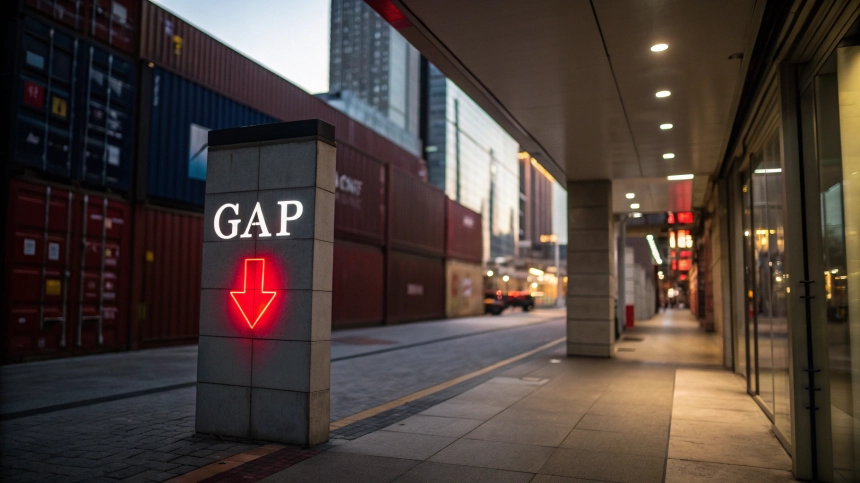 갭(GPS), 관세 리스크에 주가 14% 급락…“中 수입 비중 치명타 될 수도”