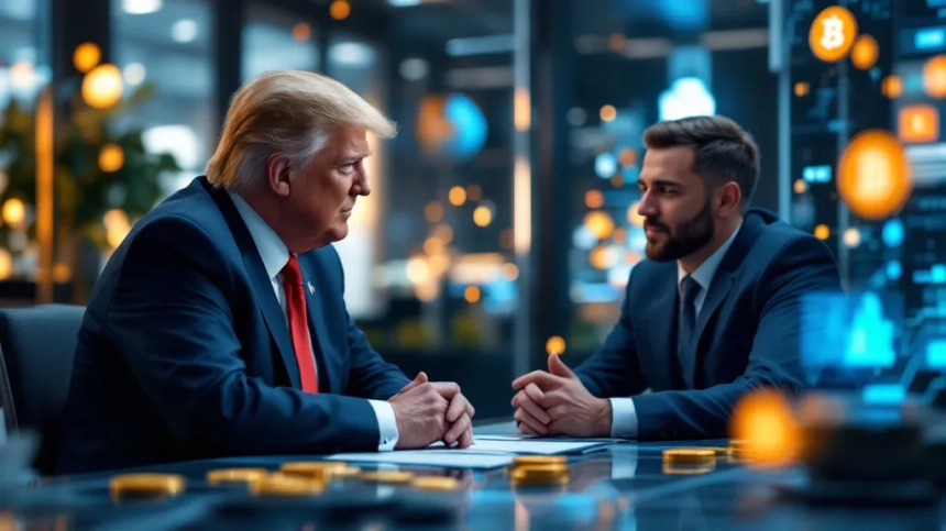 트럼프, 나카모토 CEO와 회동…비트코인 7억 달러 투자 논의