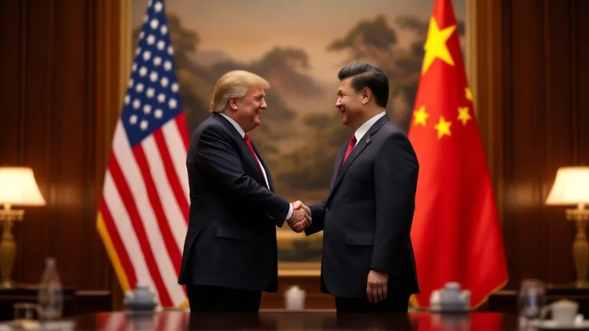 트럼프, 시진핑과 무역 협상 위해 방중 의사 밝혀