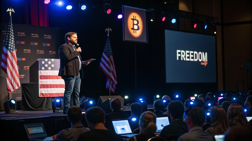  트럼프 부통령 밴스, BTC 콘퍼런스서 '자유·정치 참여' 강조…美 비트코인 정책 전면 부상