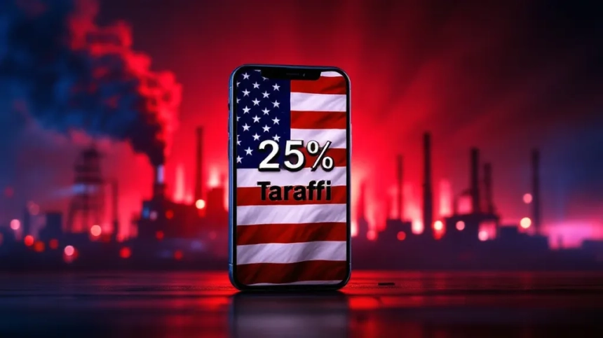 트럼프, 해외 생산 아이폰에 25% 관세 부과 예고