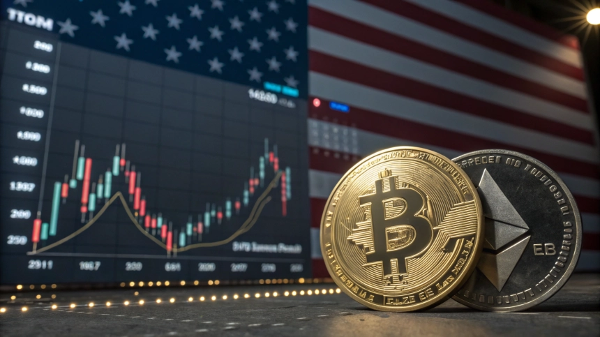  미국 경제지표 대기 속 암호화폐 반등, 트럼프 관세 유예 영향