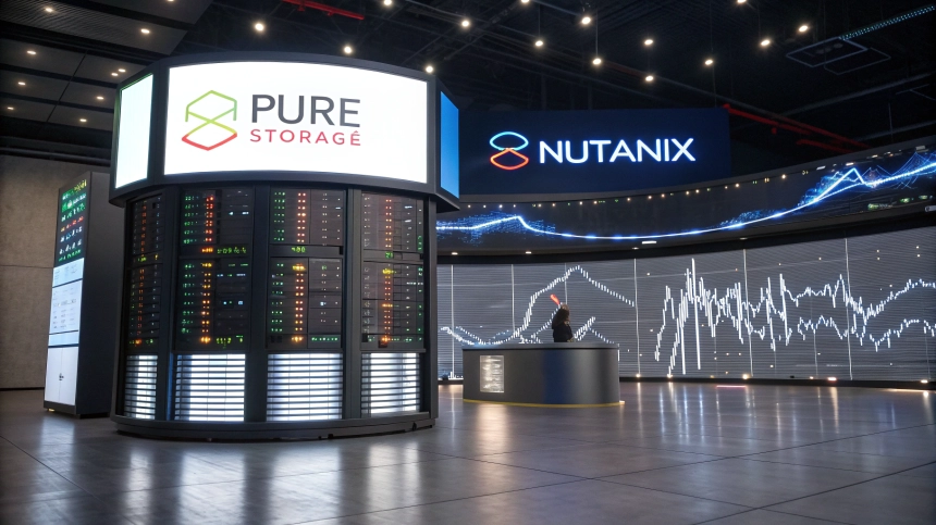  퓨어스토리지·뉴타닉스, 실적은 '합격점'…주가는 무반응?