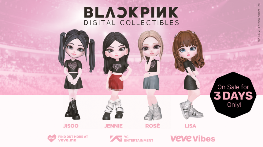  VeVe, 블랙핑크 월드투어 기념 디지털 컬렉터블 최종 시리즈 공개
