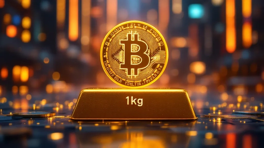 비트코인, 다시 1kg 금값 웃돌아