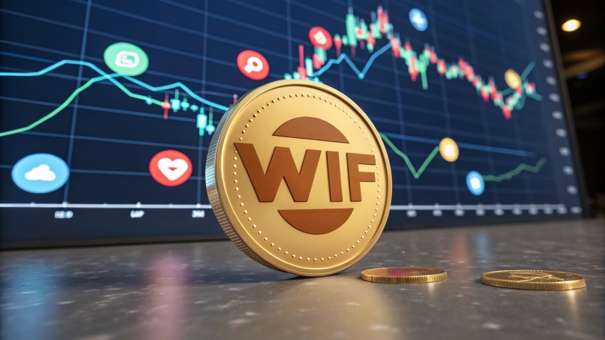  도지윗햇(WIF), 24시간 급등세로 시총 13억 달러 돌파