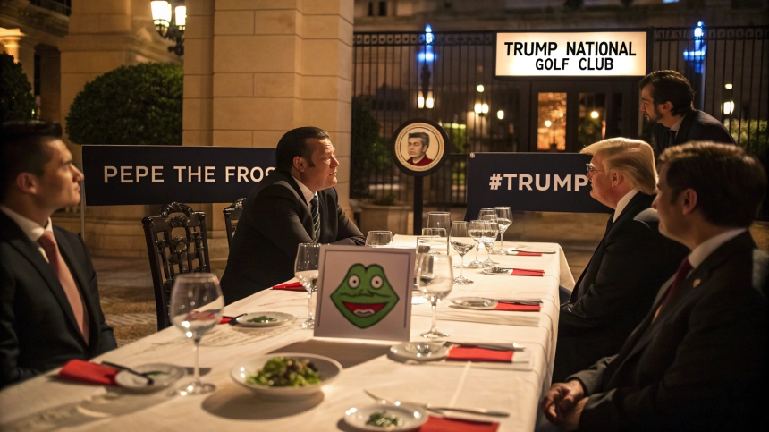  트럼프 대통령의 밈코인 만찬 논란… 美 하원, 법무부에 공식 조사 촉구