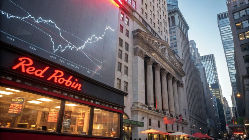  레드 로빈(RRGB), '어닝 서프라이즈'에 장 초반 75% 폭등… 월가 충격