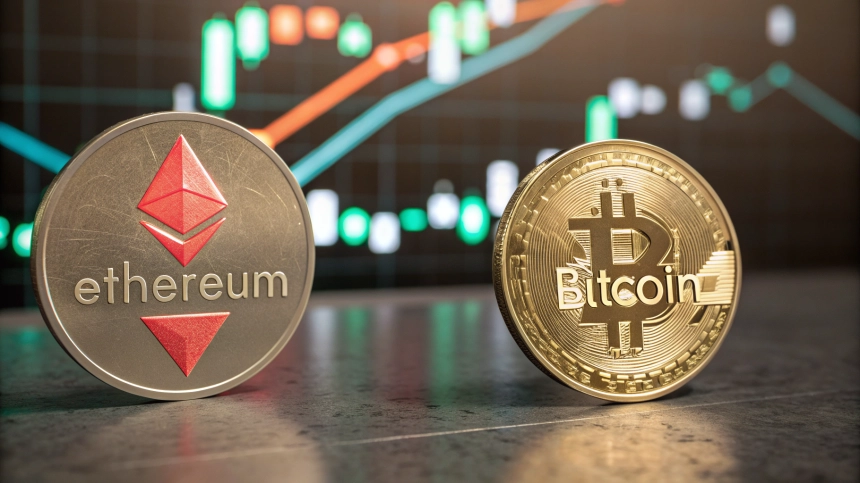  이더리움(ETH), 비트코인 대비 5년래 최저 성과 기록