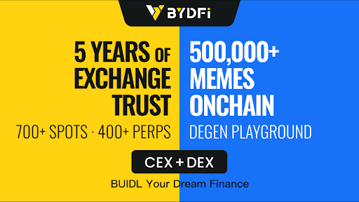  BYDFi, 온체인 거래 엔진 ‘MoonX’ 출시…CEX와 DEX 통합 첫걸음