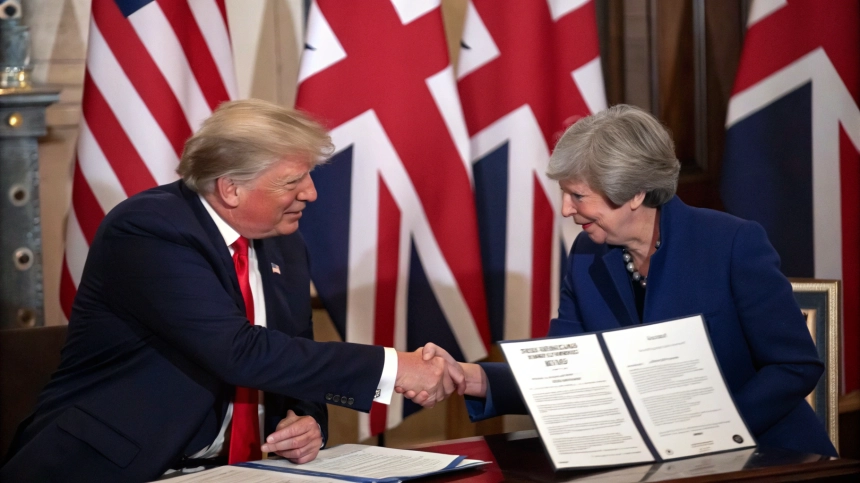 트럼프式 무역협상 본격화…英과 첫 합의, 관세는 여전히 10%
