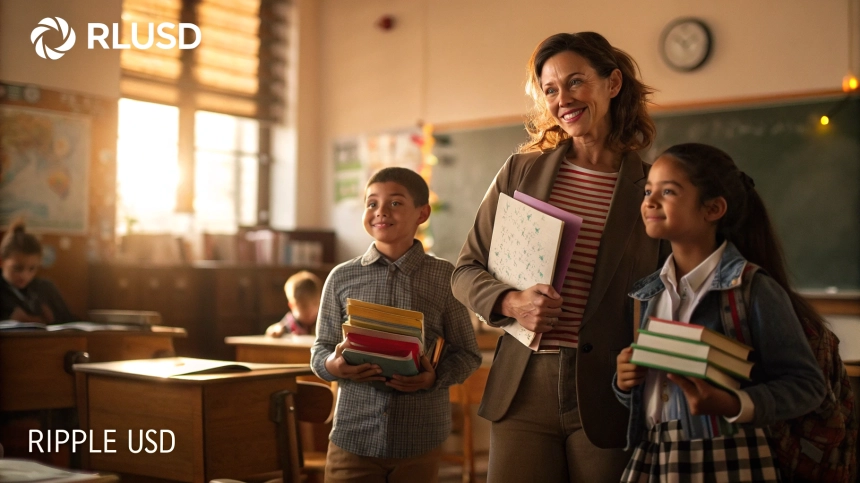  리플, 美 교사·학생 위해 2,500만 달러 기부…대부분 RLUSD로 지원