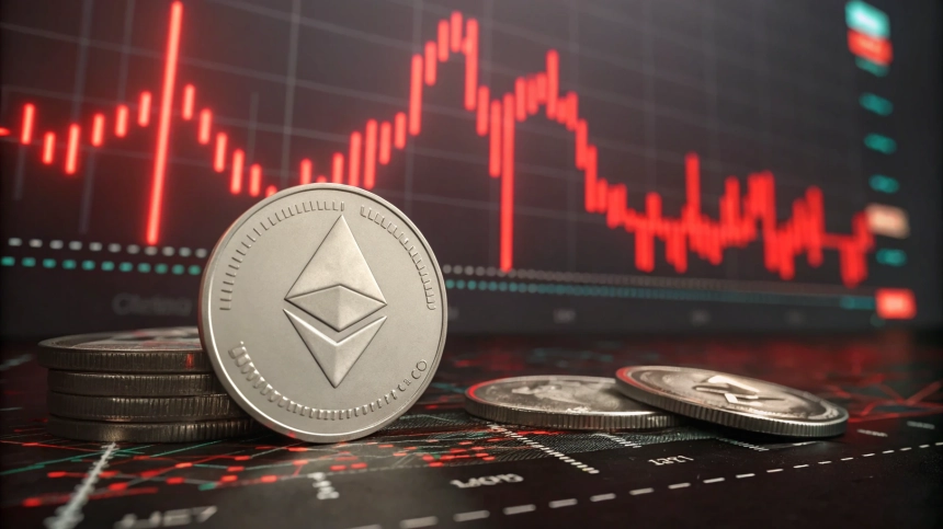  이더리움(ETH), 하루 만에 10% 급락…매도세에 파생시장 '출렁'