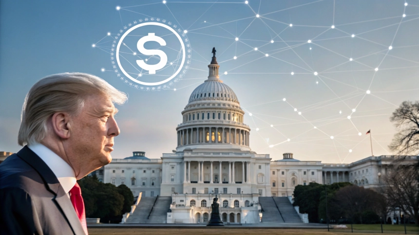  트럼프 이해 상충 논란 속 스테이블코인 법안 수정 촉구