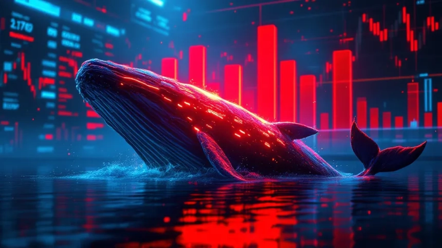비트코인 레버리지 투자 고래, 하루 만에 2,150만 달러 손실