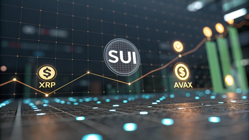 수이(SUI), 디파이·거래량 급등… 비트코인 부진 속 알트코인 주목