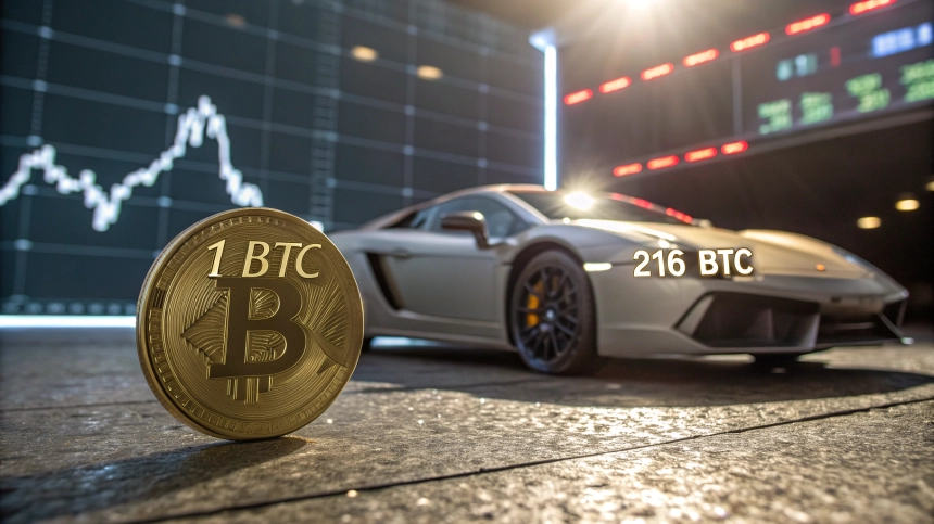  비트코인(BTC) 1개로 중고 람보르기니 구매 가능해졌다