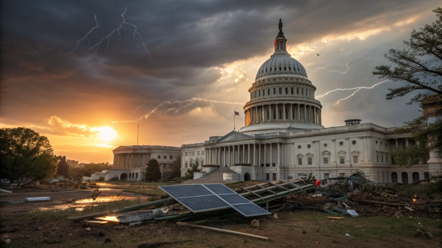  美 하원 '태양광 때리기'…선런·엔페이즈 하루새 38% 폭락