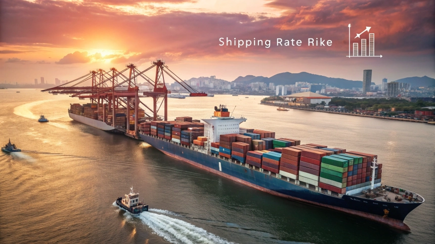 트럼프發 관세 완화에 中 물동량 275% 급증…해상운임 초비상