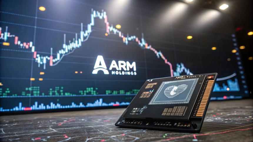  반도체 기대 꺾였나… 암홀딩스, 실적 발표 후 주가 11% 급락