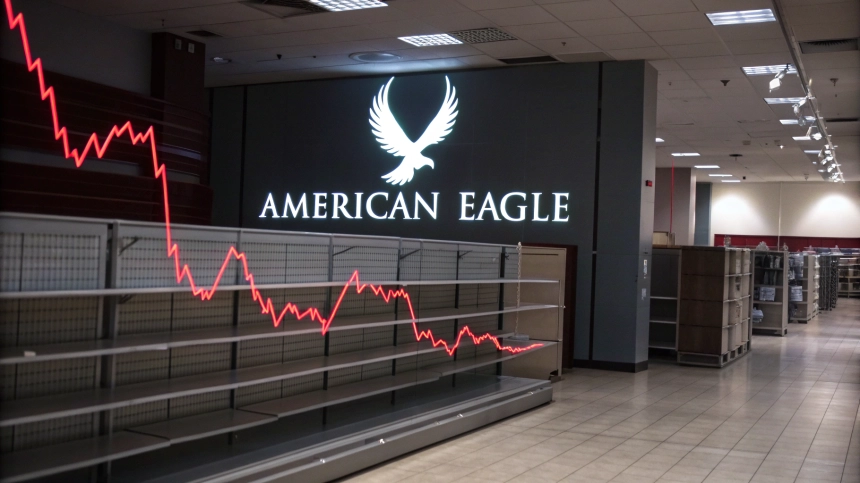  아메리칸이글, 실적 부진에 연간 전망 철회…주가 6% 급락