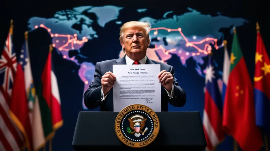 트럼프, 새로운 무역협정 추진…각국에 공식 협상 서한 발송 예정