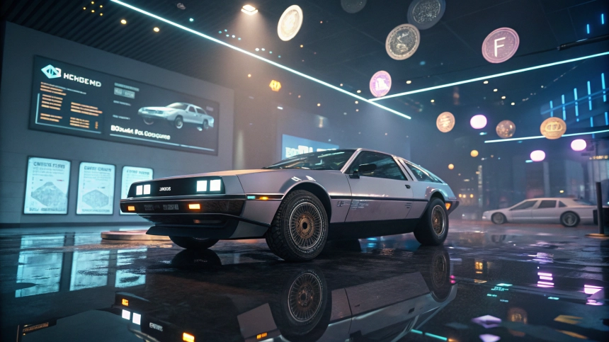  디로리언, NFT로 전기차 예약 받는다…알파 5에 온체인 시스템 첫 적용