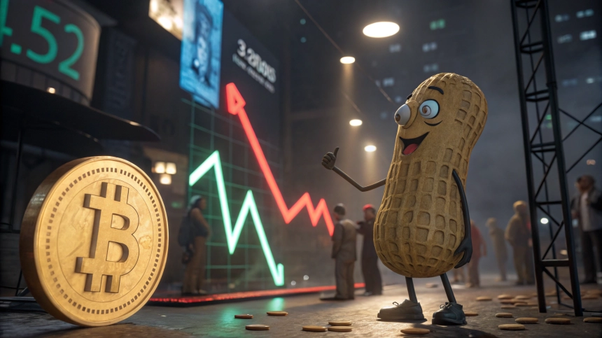 피넛(PNUT), 밈코인 열풍 속 일주일간 170% 급등