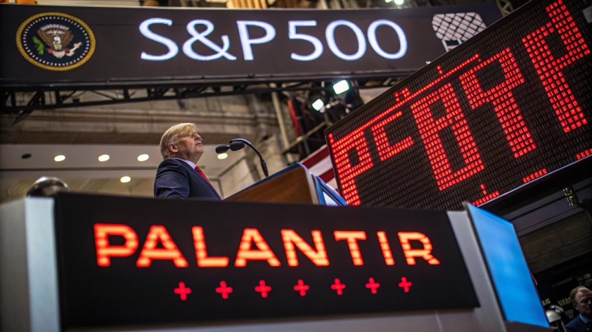  AI 기대주 팔란티어 12% 급락…S&P500, 트럼프 관세 우려에 이틀째 하락