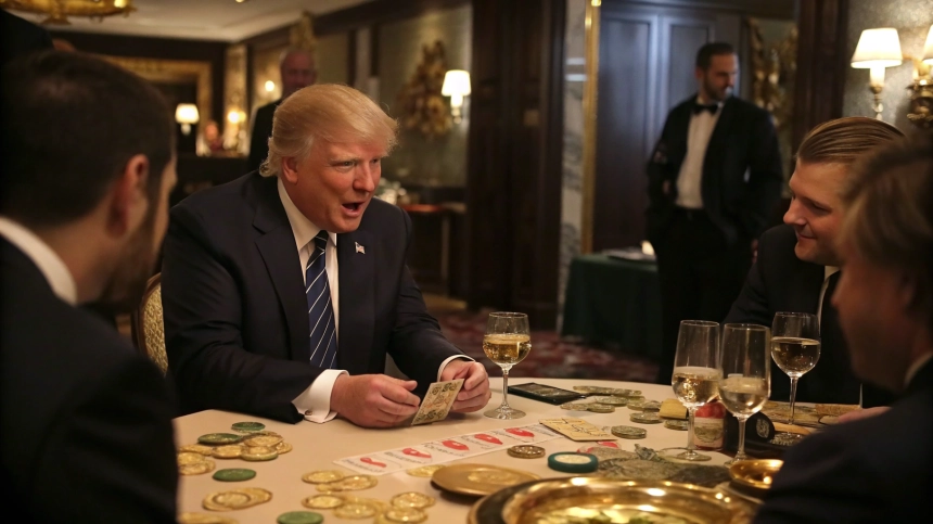 트럼프, 밈코인 억만장자들과 만찬…헌법 위반 논란 격화
