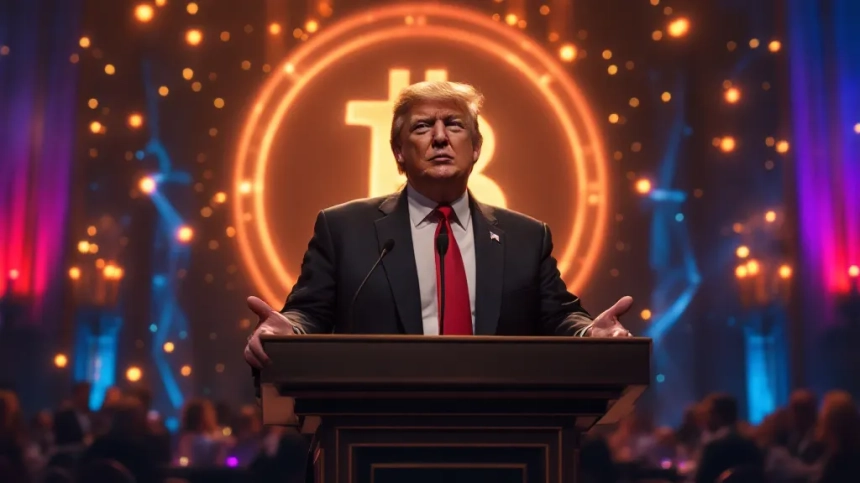 트럼프, 갈라 디너 연설서 비트코인·암호화폐 극찬