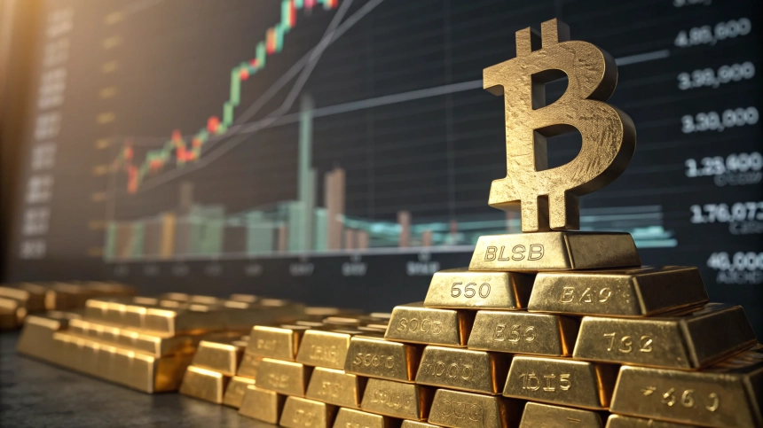 비트코인(BTC), 금 ETF 성장률 20배 추월…기관 자금 613조 유입 전망