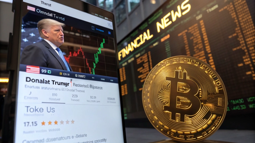  트럼프 미디어, 비트코인 매입 노리나…최대 4조 원 규모 암호화폐 자금 유치 추진