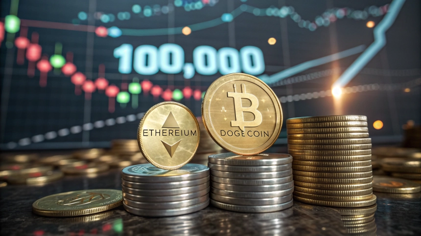 비트코인 10만 달러 지지 속 알트코인 상승률 두 자릿수 기록