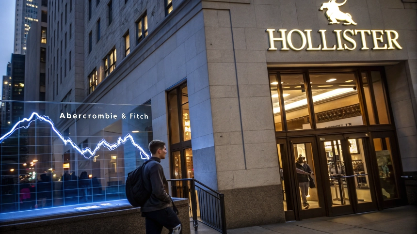  애버크롬비, '어닝 서프라이즈'에 장전 거래 27% 급등…홀리스터 22% 성장