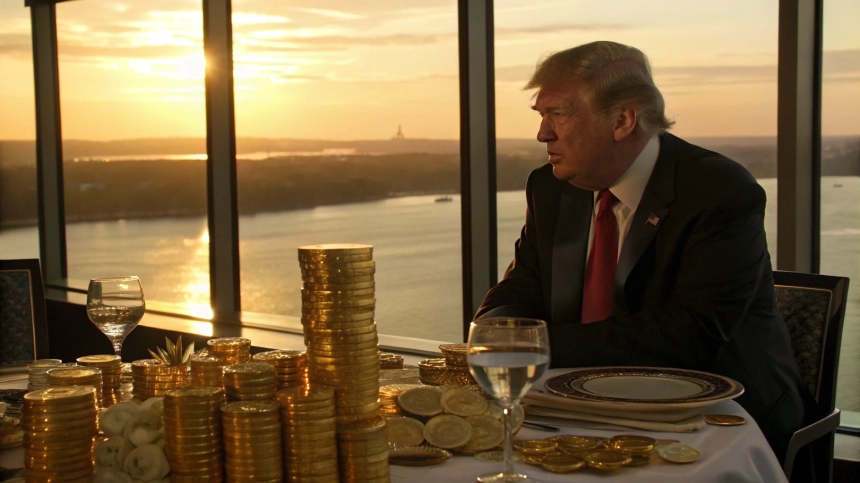  트럼프, $TRUMP 코인 상위 보유자 초청 만찬 개최 논란