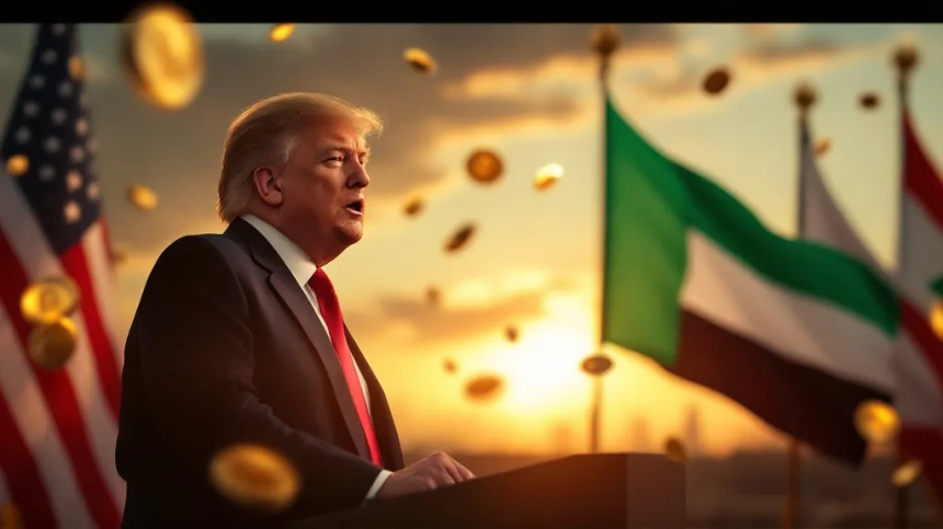 트럼프 “중동 순방, 최대 10조 달러 투자 유치 기대”