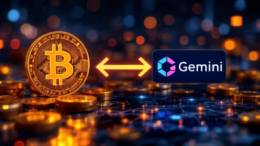 6,700만 달러 상당 비트코인, 미확인 지갑서 제미니 거래소로 이동